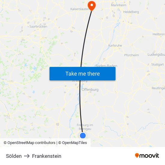 Sölden to Frankenstein map