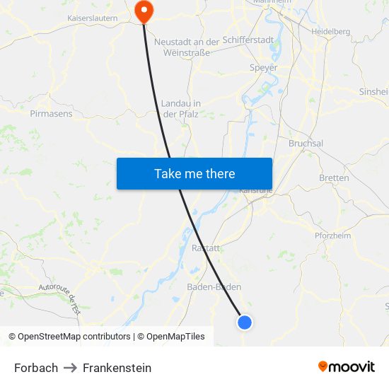 Forbach to Frankenstein map