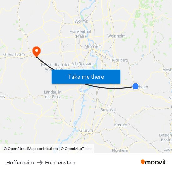 Hoffenheim to Frankenstein map