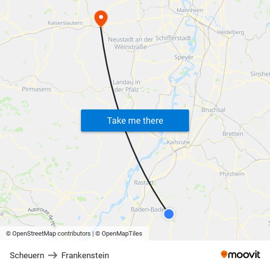 Scheuern to Frankenstein map