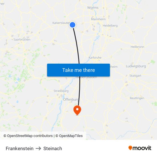 Frankenstein to Steinach map