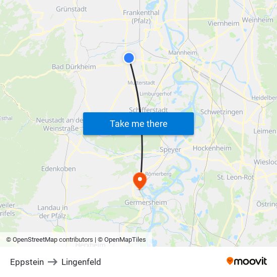 Eppstein to Lingenfeld map