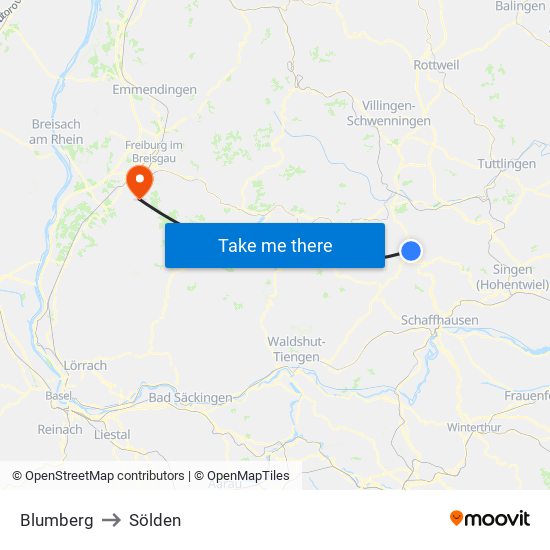 Blumberg to Sölden map