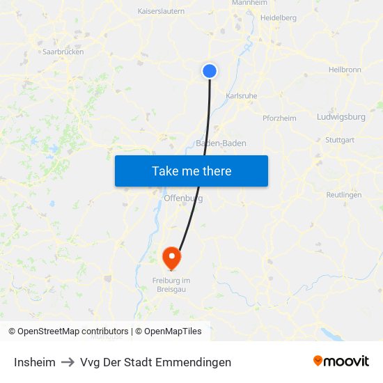 Insheim to Vvg Der Stadt Emmendingen map