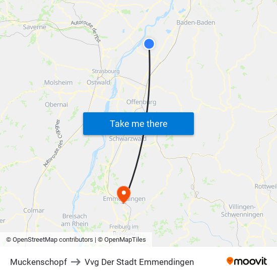 Muckenschopf to Vvg Der Stadt Emmendingen map