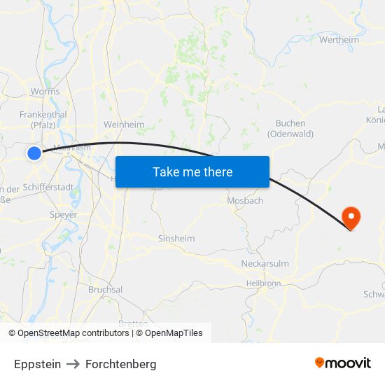 Eppstein to Forchtenberg map