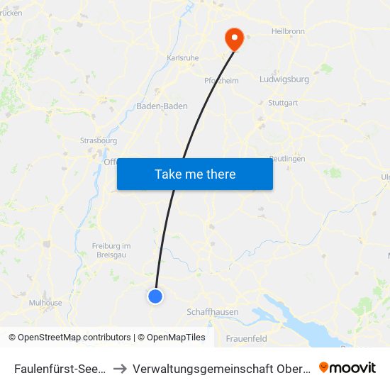 Faulenfürst-Seebrugg to Verwaltungsgemeinschaft Oberderdingen map