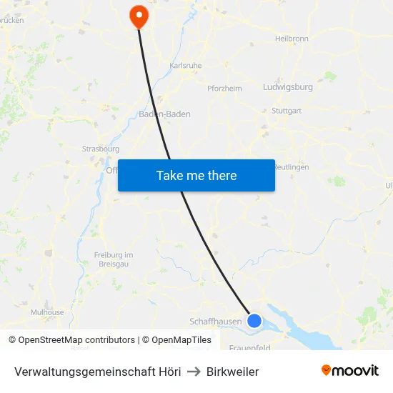 Verwaltungsgemeinschaft Höri to Birkweiler map