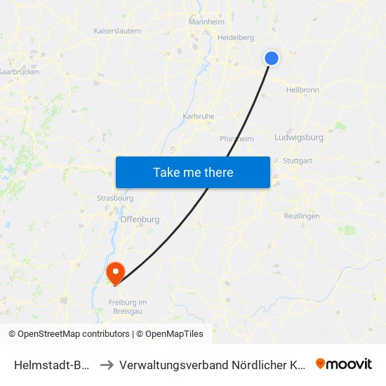 Helmstadt-Bargen to Verwaltungsverband Nördlicher Kaiserstuhl map