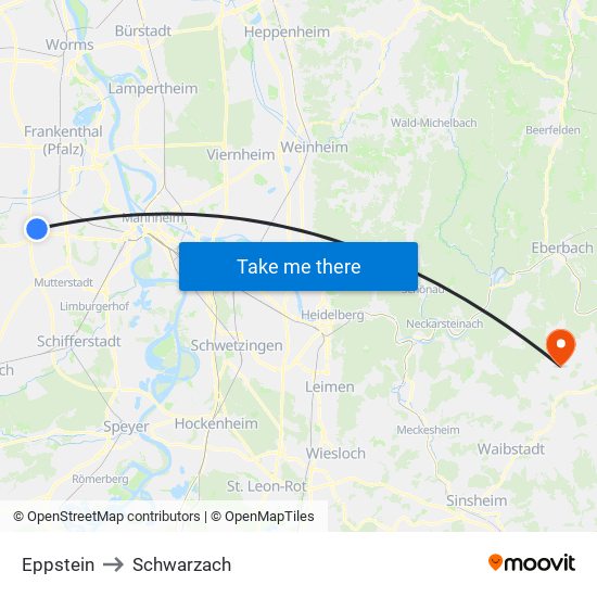 Eppstein to Schwarzach map