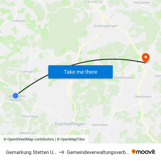 Gemarkung Stetten Unter Holstein to Gemeindeverwaltungsverband Engstingen map