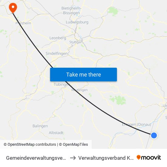 Gemeindeverwaltungsverband Laupheim to Verwaltungsverband Kämpfelbachtal map