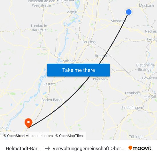 Helmstadt-Bargen to Verwaltungsgemeinschaft Oberkirch map