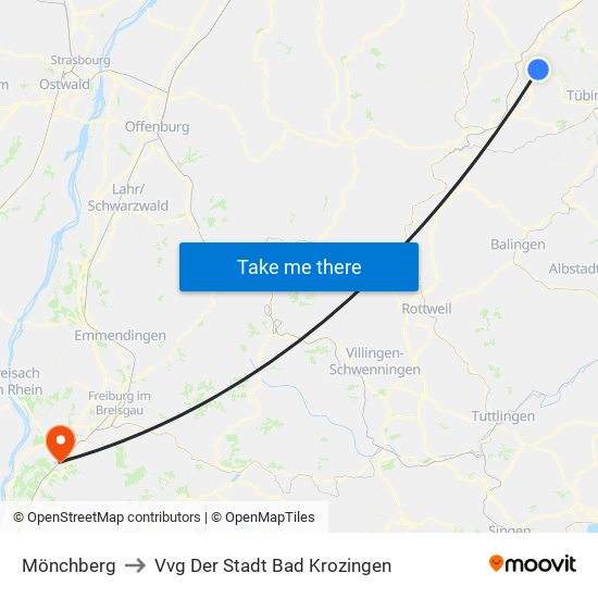 Mönchberg to Vvg Der Stadt Bad Krozingen map