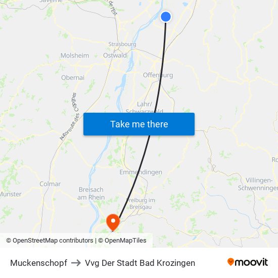 Muckenschopf to Vvg Der Stadt Bad Krozingen map