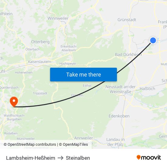 Lambsheim-Heßheim to Steinalben map