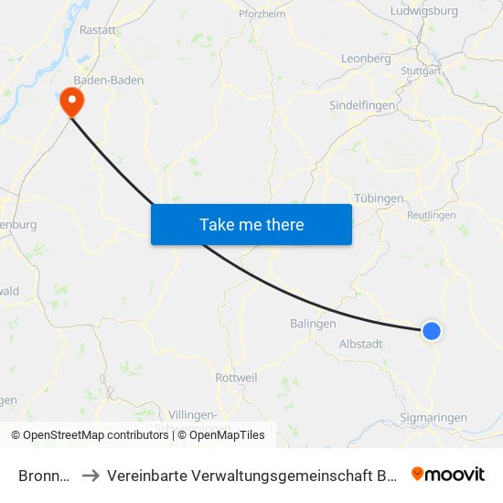 Bronnen to Vereinbarte Verwaltungsgemeinschaft Bühl map