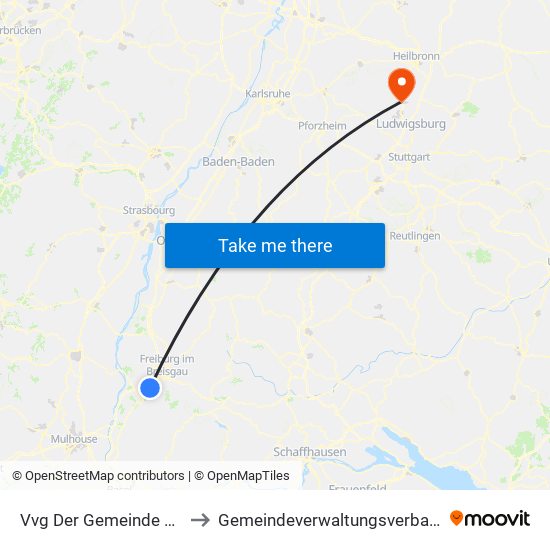 Vvg Der Gemeinde Schallstadt to Gemeindeverwaltungsverband Besigheim map