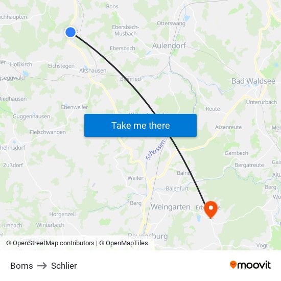 Boms to Schlier map