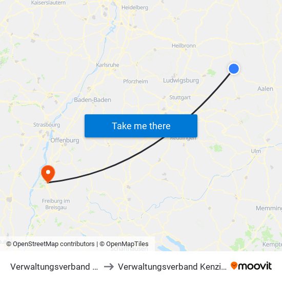 Verwaltungsverband Limpurger Land to Verwaltungsverband Kenzingen-Herbolzheim map