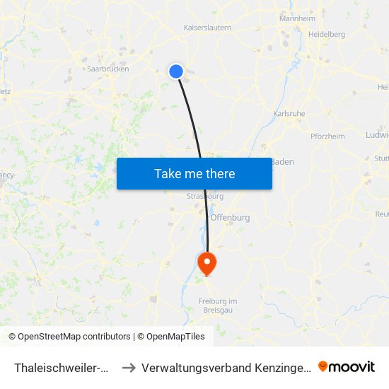 Thaleischweiler-Wallhalben to Verwaltungsverband Kenzingen-Herbolzheim map