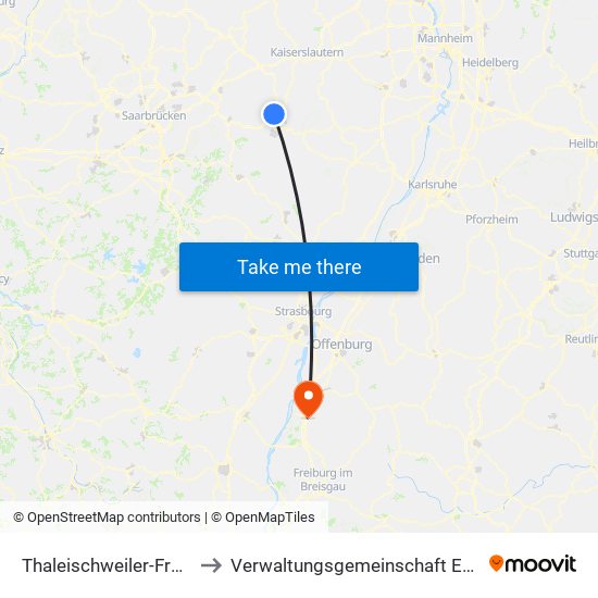 Thaleischweiler-Fröschen to Verwaltungsgemeinschaft Ettenheim map