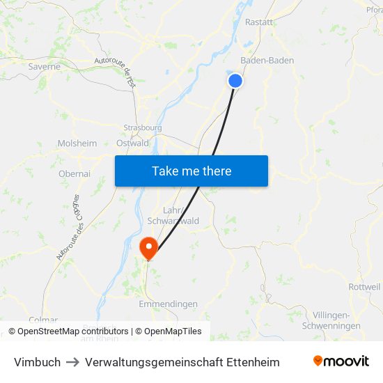 Vimbuch to Verwaltungsgemeinschaft Ettenheim map