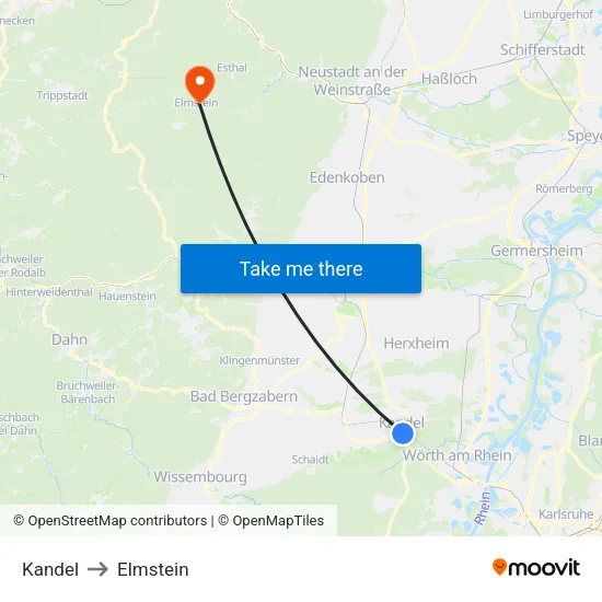 Kandel to Elmstein map