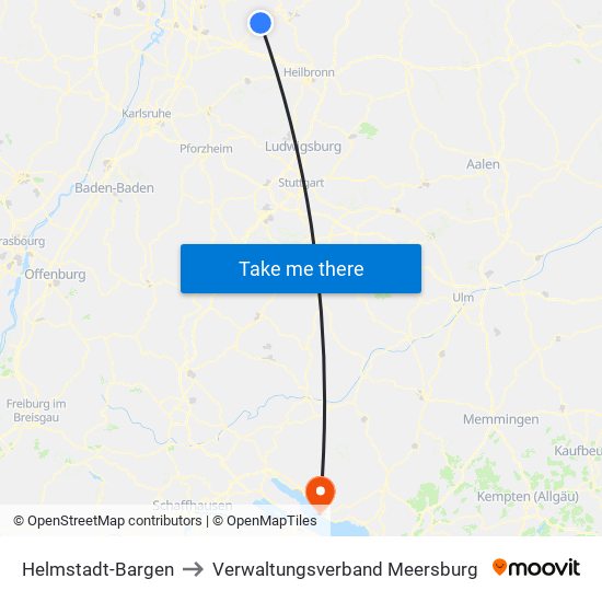 Helmstadt-Bargen to Verwaltungsverband Meersburg map