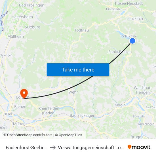 Faulenfürst-Seebrugg to Verwaltungsgemeinschaft Lörrach map