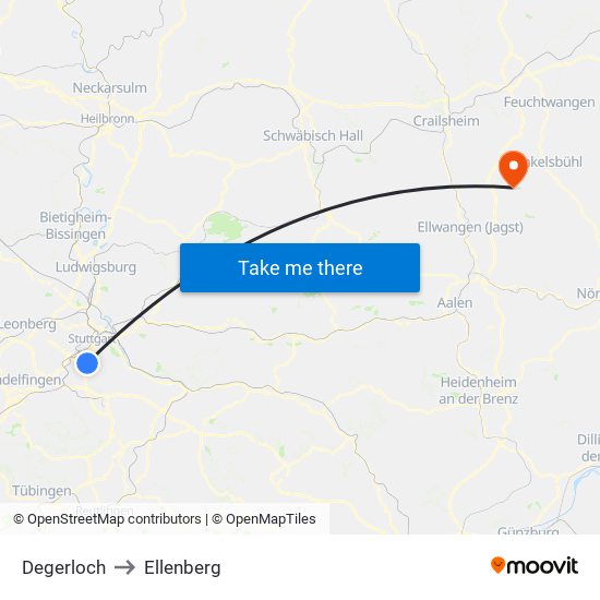 Degerloch to Ellenberg map