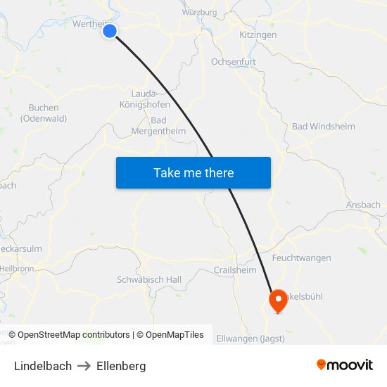 Lindelbach to Ellenberg map