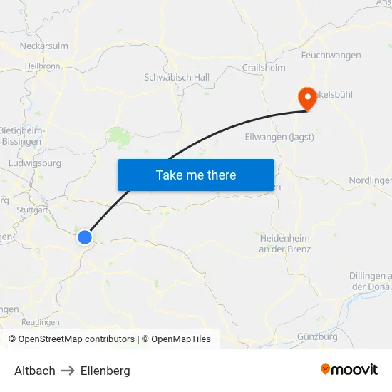 Altbach to Ellenberg map