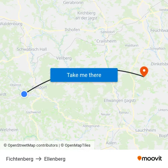 Fichtenberg to Ellenberg map