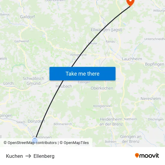 Kuchen to Ellenberg map
