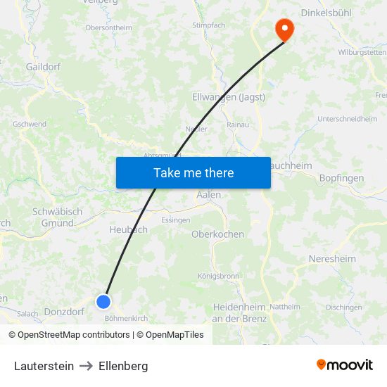 Lauterstein to Ellenberg map