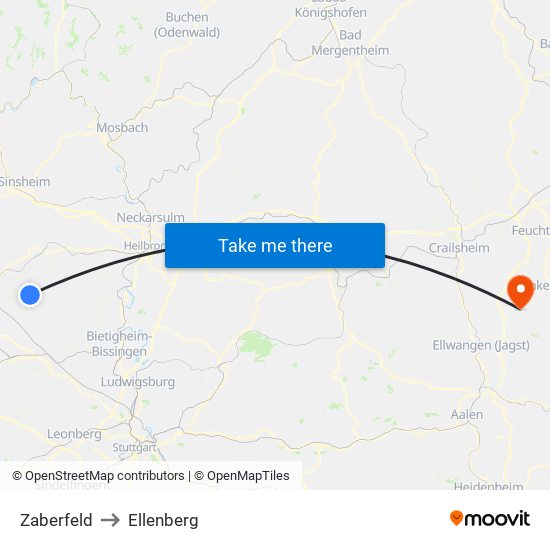 Zaberfeld to Ellenberg map