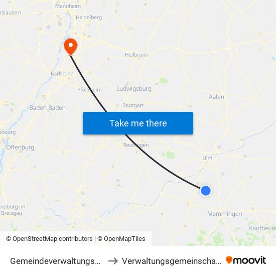 Gemeindeverwaltungsverband Schwendi to Verwaltungsgemeinschaft Graben-Neudorf map