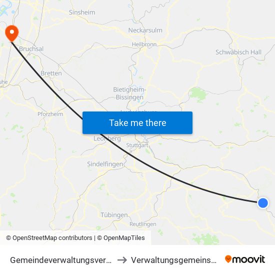 Gemeindeverwaltungsverband Lonsee-Amstetten to Verwaltungsgemeinschaft Graben-Neudorf map