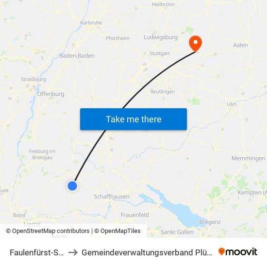 Faulenfürst-Seebrugg to Gemeindeverwaltungsverband Plüderhausen-Urbach map