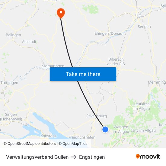 Verwaltungsverband Gullen to Engstingen map