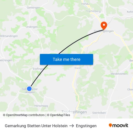 Gemarkung Stetten Unter Holstein to Engstingen map