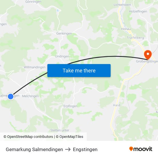 Gemarkung Salmendingen to Engstingen map