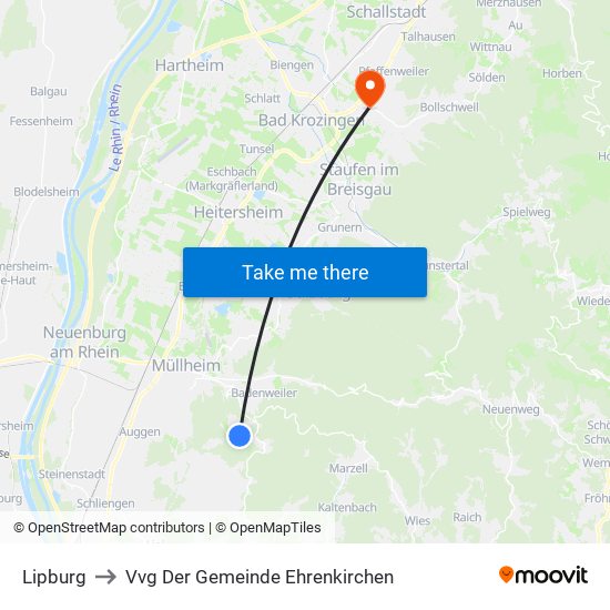 Lipburg to Vvg Der Gemeinde Ehrenkirchen map