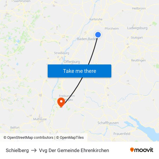 Schielberg to Vvg Der Gemeinde Ehrenkirchen map