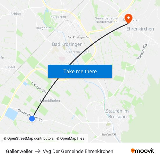 Gallenweiler to Vvg Der Gemeinde Ehrenkirchen map