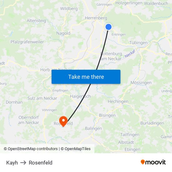 Kayh to Rosenfeld map