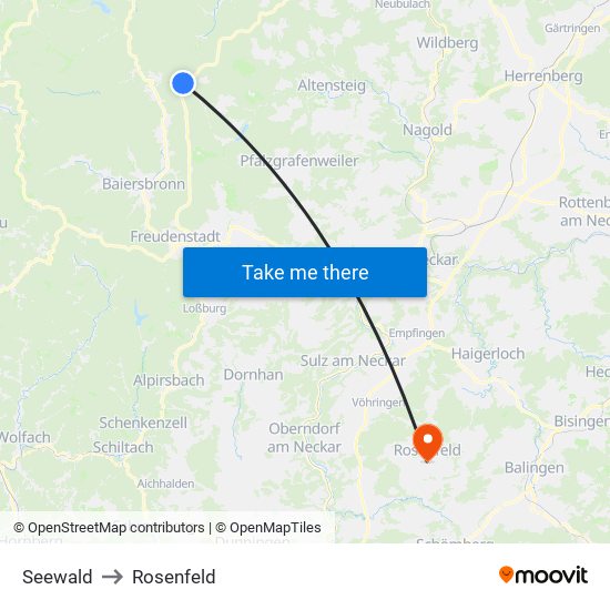 Seewald to Rosenfeld map