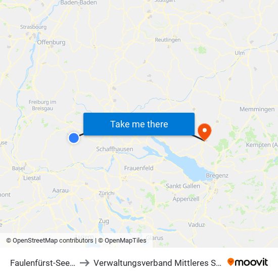 Faulenfürst-Seebrugg to Verwaltungsverband Mittleres Schussental map