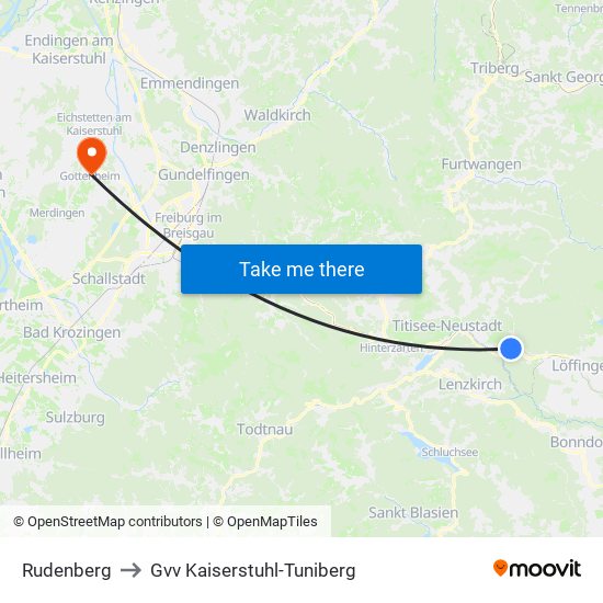 Rudenberg to Gvv Kaiserstuhl-Tuniberg map